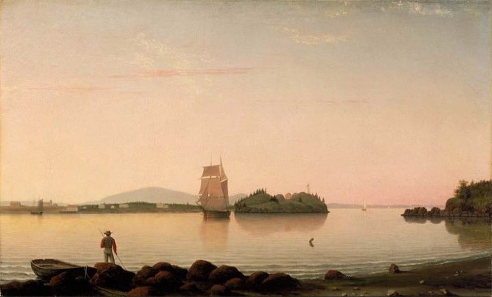 Lane - Owl's Head, Penobscot Bay, Maine 1862 16x26"