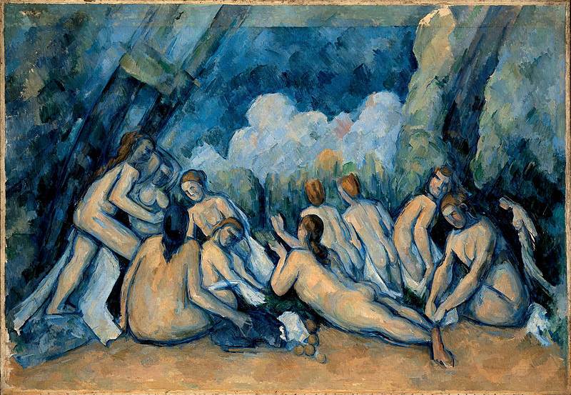 the large bathers c.1900 127x196cm (W'ped)