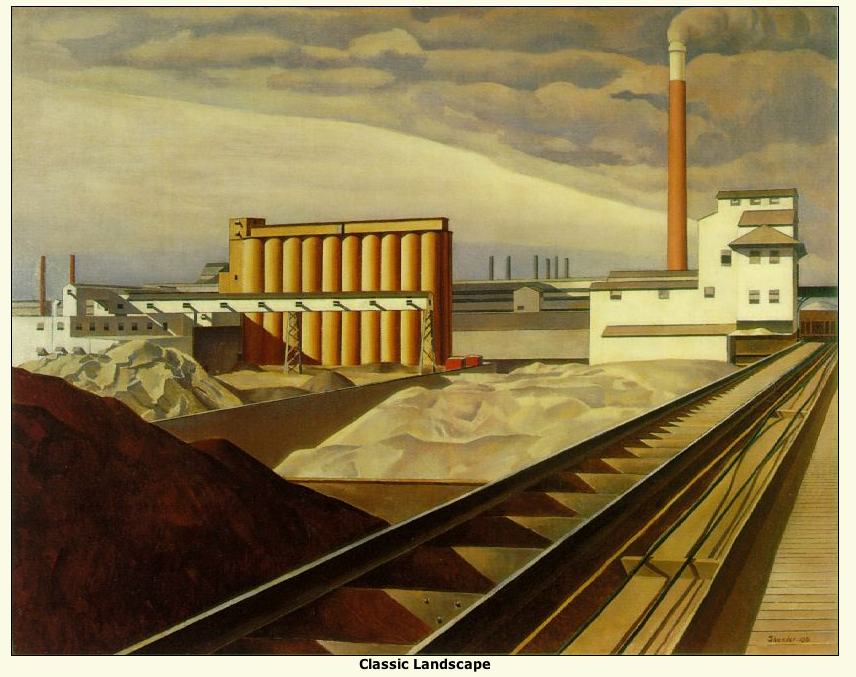 Sheeler: "Classic Landscape"