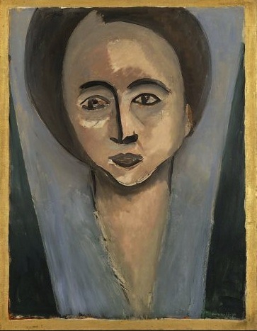 "Sarah Stein"  1916  28x22" [San Francisco Museum of Modern Art.org]