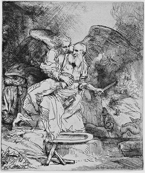 "Abraham's sacrifice" 1655 [Wikipedia Commons]