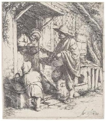 "The Spectacle Seller" c.1650 [artvalue.com]