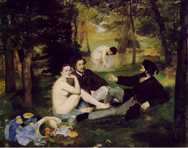 "Le déjeuner sur l'herbe" 1863