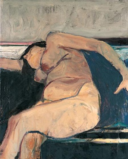 "reclining nude, pink stripe"  1962  [friendsofart.net]