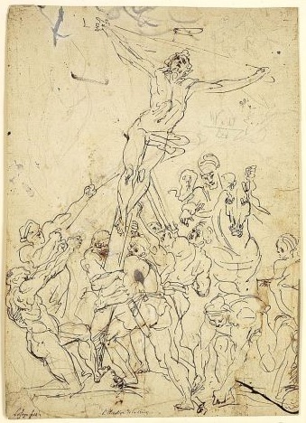 Lafage "The Elevation of the Cross' c.1680  [Blanton Museum of Art]