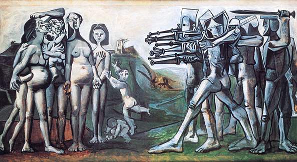 Picasso  "Massacre in Korea" 1951 [Musee Picasso Paris]