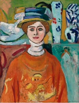 "The Girl with Green Eyes"  1908 [sfmoma.org]