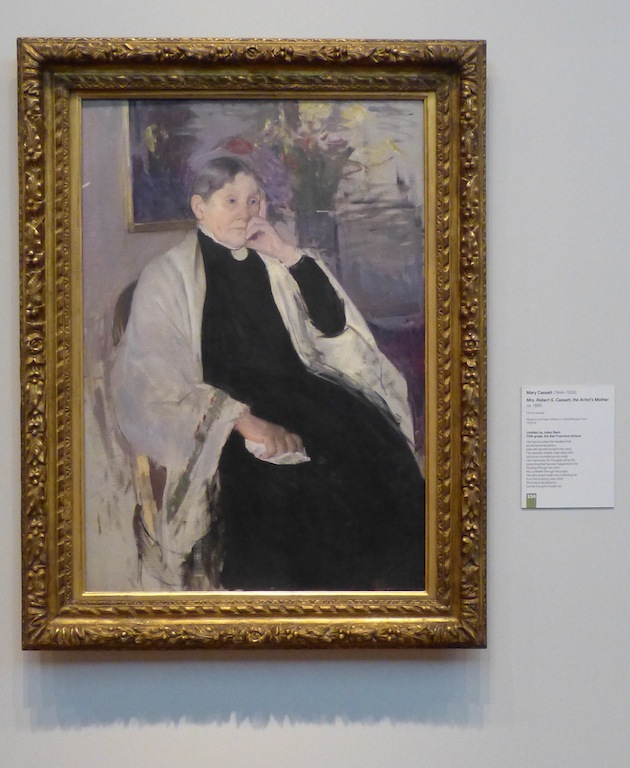 Mary Cassatt "The Artist's Mother" ca. 1889