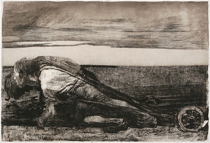 Kollwitz  "the plowmen" 1906 [annexgalleries.com]