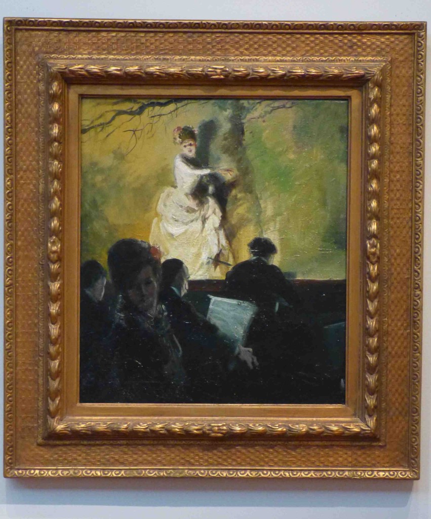Everett Shinn "Outdoor Stage, France" ca. 1905