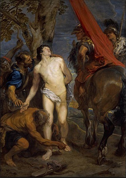 van Dyck "St. Sabastian" 1620 [nationalgalleries.org]