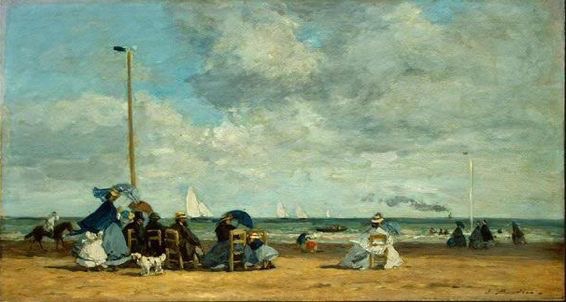 Boudin-Beach at Trouville '64-5 [?]