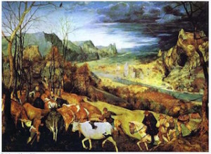 Bruegel - Return of the Herd (November) 1565