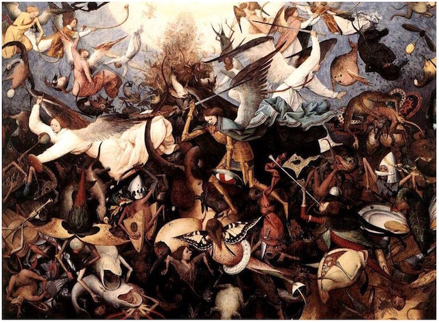 Bruegel "Fall of the Rebel Angels" [W'ped]