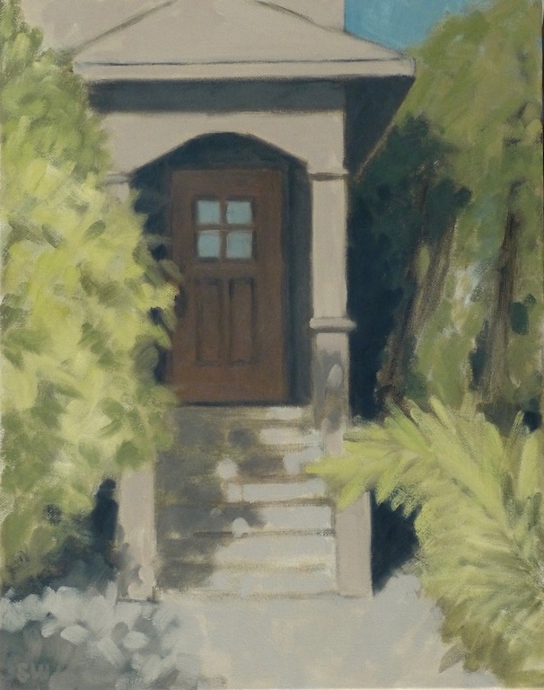 shadowed doorway. 14x11". 2016