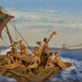 Models Guild annual sail.  24x48". 2016